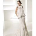 Elegant Rise Cathedral Train Lace Chiffon Trouwjurk